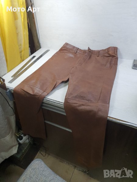 Кожен Панталон - Естествена Кожа Размер Л, снимка 1
