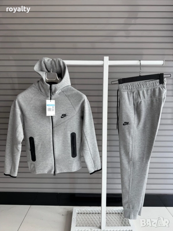 Nike Tech Сив Мъжки Екип , снимка 1