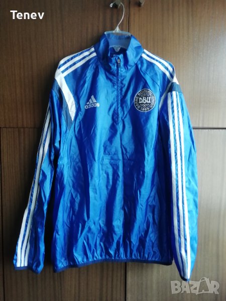 Denmark Adidas оригинална ветровка яке Дания Размер М Горнище Горница , снимка 1