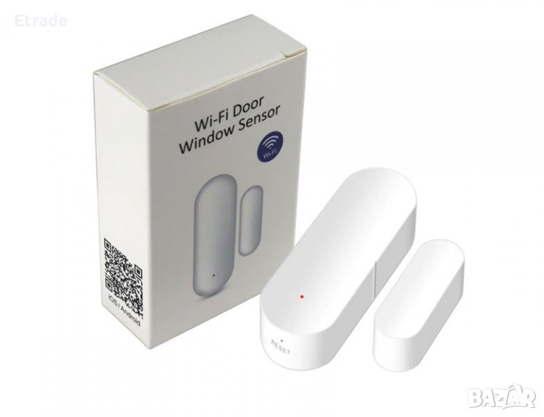 WIFI сензор за врата или прозорец, Аларма за врата или прозорец, снимка 1
