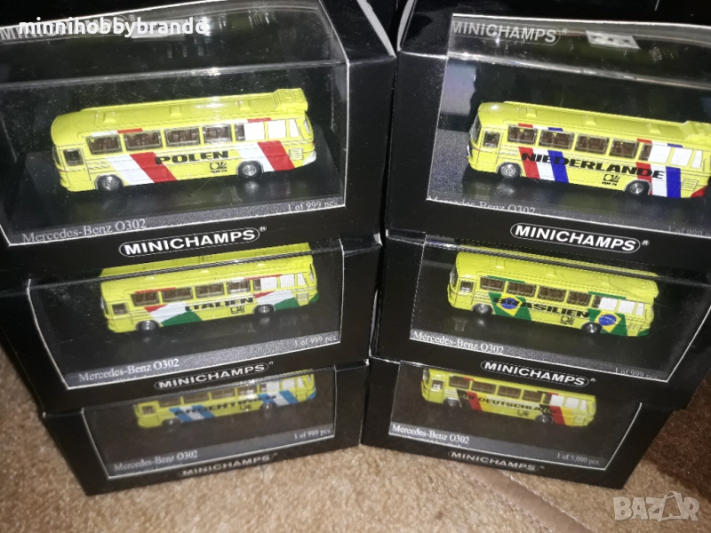 Mercedes Benz Setra Bussing Autobus Minichamps 1.64 , снимка 1