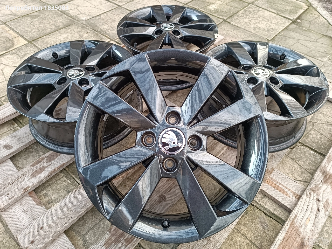 Лети джанти 15ки 4х100 Skoda, снимка 1