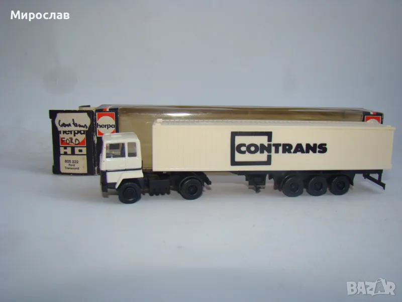 HERPA H0 1/87 FORD КАМИОН МОДЕЛ ТИР ИГРАЧКА КОЛИЧКА, снимка 1