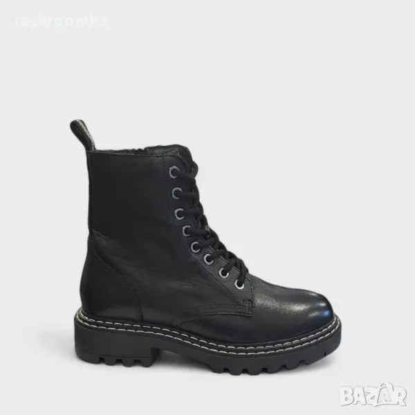 ПРОМОЦИЯ! -30% на Дамски зимни боти кубинки от естествена кожа марка HARPER, снимка 1