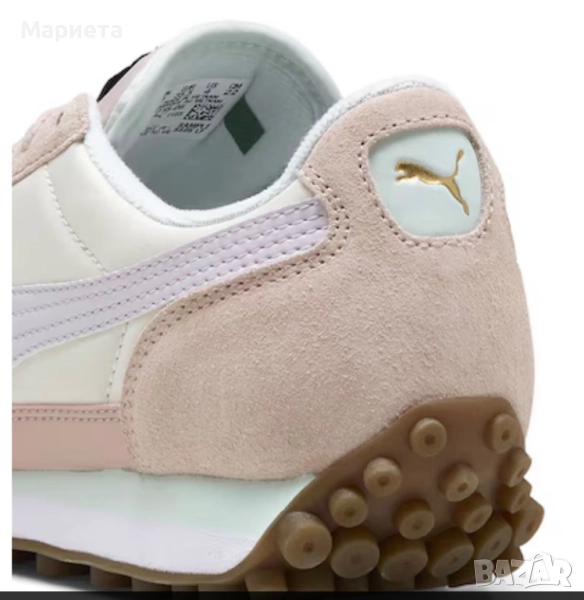 Като нови Puma 37,5 естествена кожа Дамски маратонки  в пастелни цветове , снимка 1