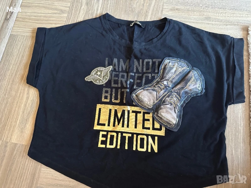 Черна тениска в отлично състояние , снимка 1