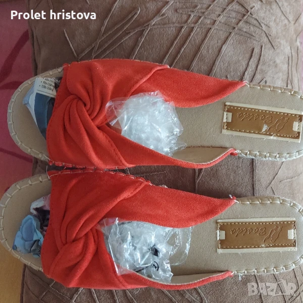 Нови,елегантни чехли, снимка 1