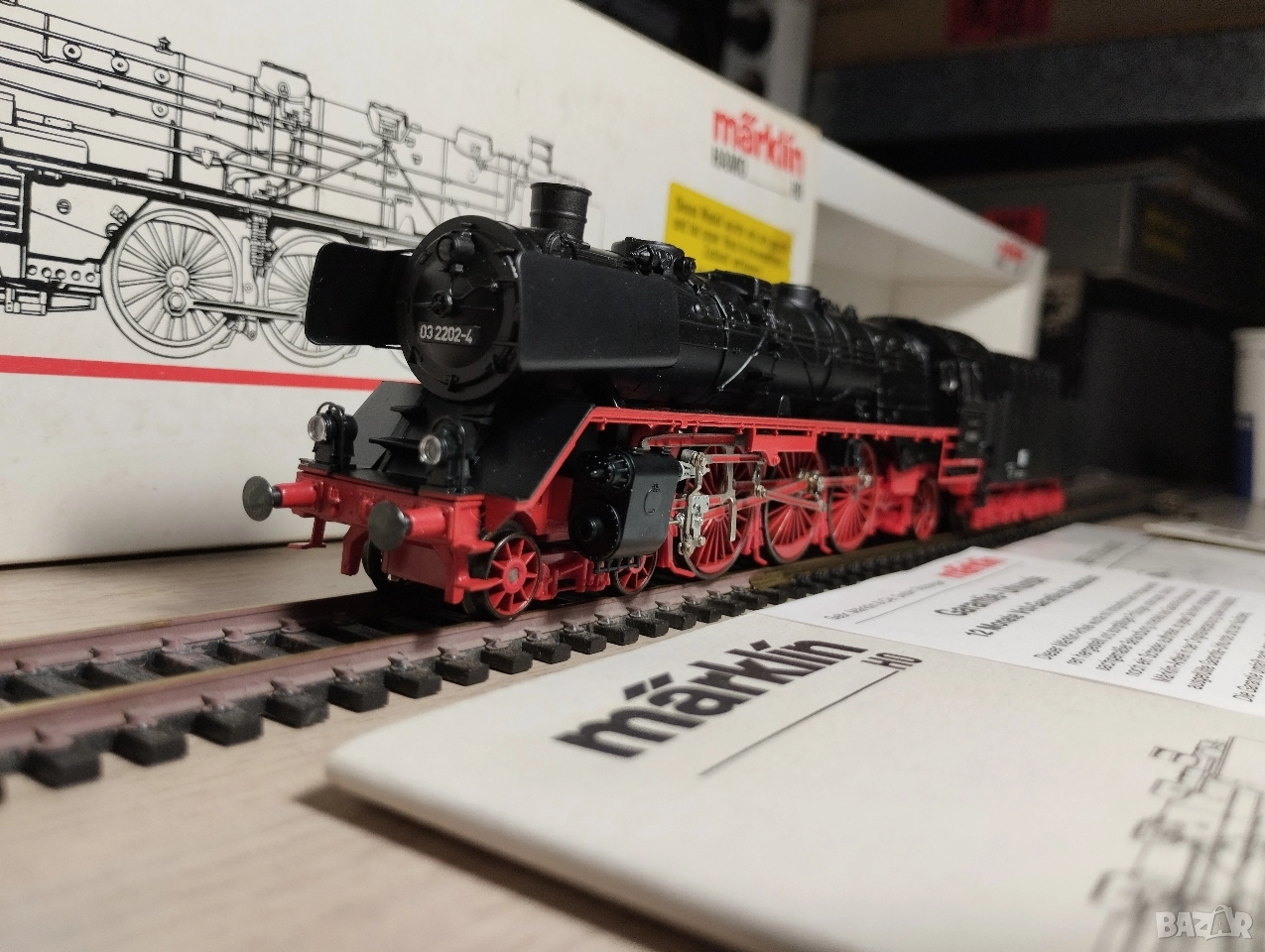 Парен локомотив Marklin HAMO(DC) HO 1/87, снимка 1