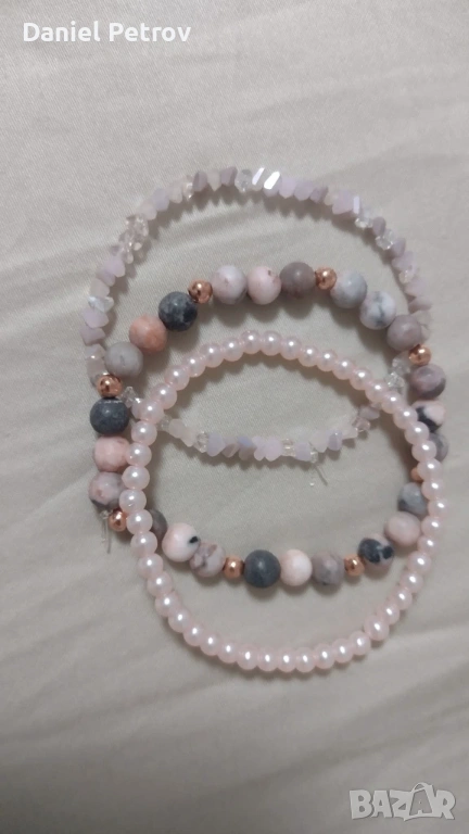 Ръчно изработени гривни и обеци , снимка 1