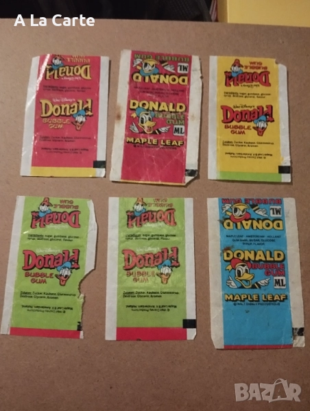 Опаковки от дъвки Donald Duck , снимка 1