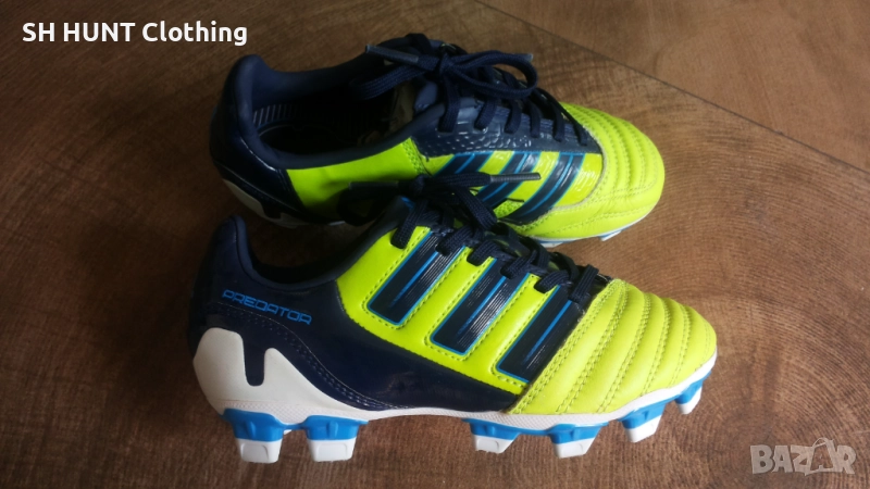 Adidas PREDATOR Kids Leather Football Boots Размер EUR 31 детски бутонки естествена кожа 139-14-S, снимка 1