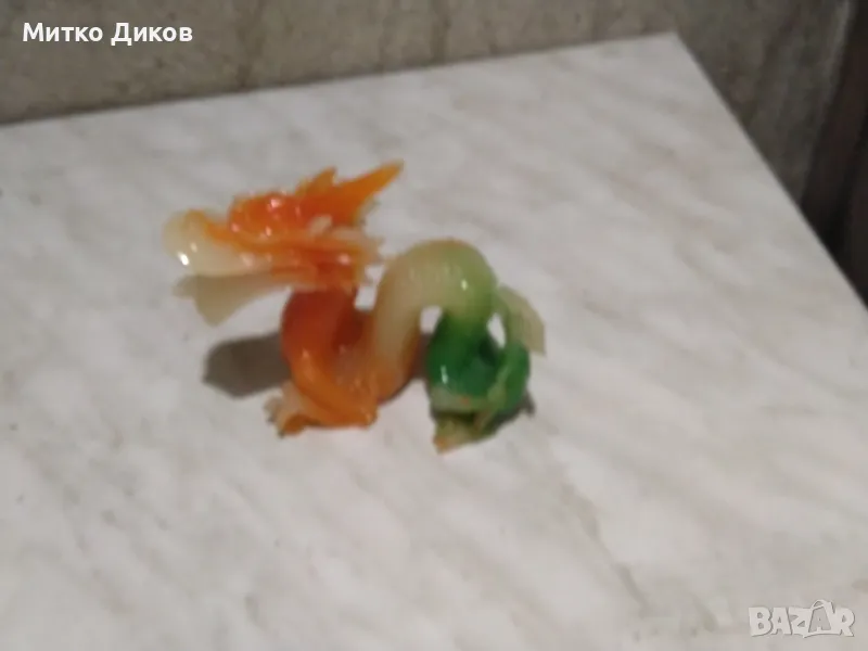 Китайски дракон феншуй Н-95мм и 120х60мм отличен, снимка 1