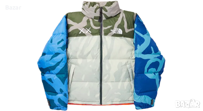 The North Face Kaws Чисто Ново Оригинално Яке с Гъши Пух Пера Размер L - M с етикет ново , снимка 1