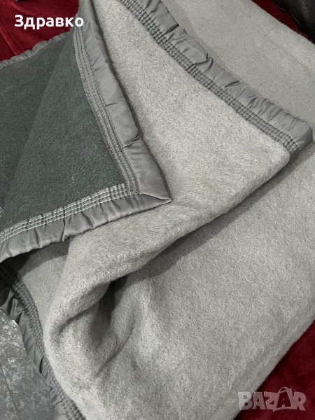 Вълнено Меко Одеяло, 240 х 260см, сиво!, снимка 1
