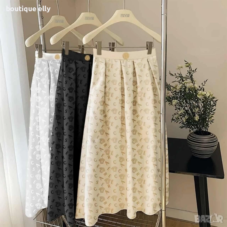 дамска пола- бежово и черно, снимка 1