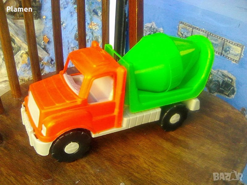 Пластмасово камионче бетонобъркачка, снимка 1