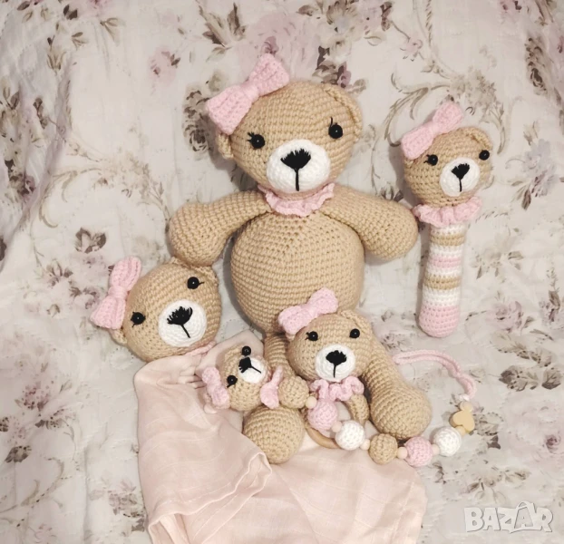 Комплект плетени играчки , снимка 1