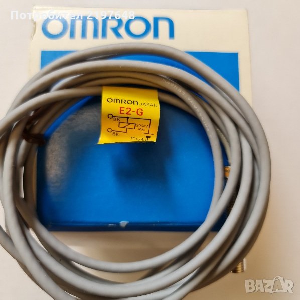 Индуктивен датчик OMRON М8, НЗ, n-p-n, снимка 1