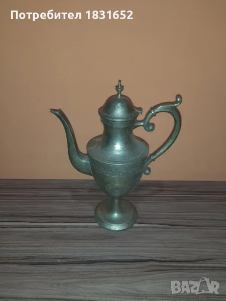 Стар посребрен ибрик, снимка 1