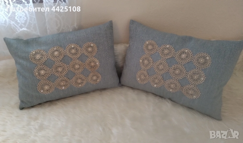 Две ретро калъфки за възглавници , снимка 1