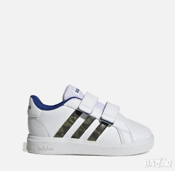 НАМАЛЕНИЕ !!!  Бебешки маратонки Аdidas Grand Court 2.0 White/Navy GV6820, снимка 1
