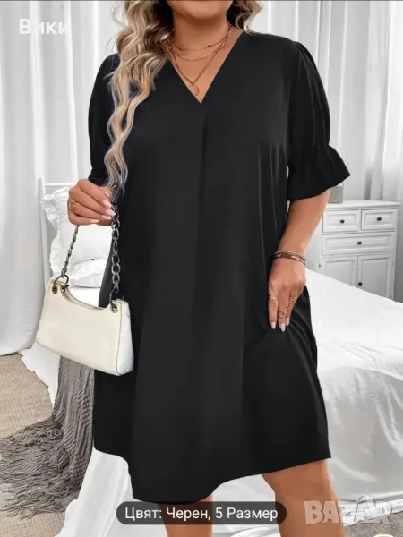 Нова дамска рокля, размер 2ХЛ /48/, снимка 1