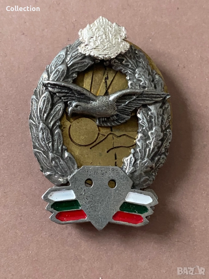 Български нагръден знак летец пилот авиатор 1 или 2 клас, снимка 1
