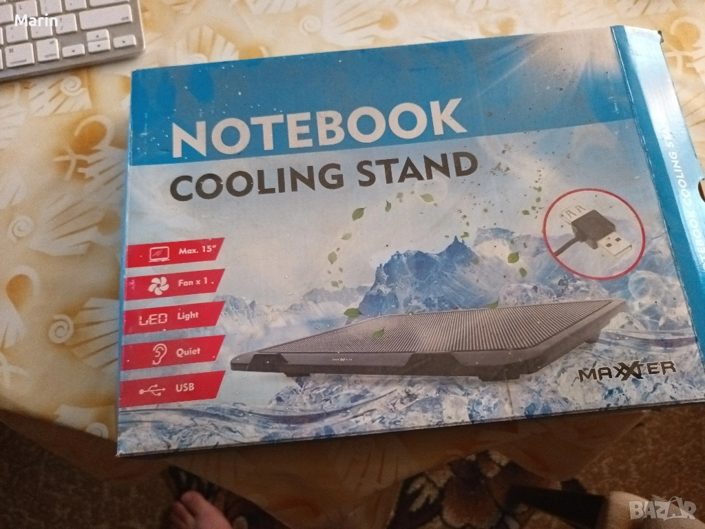 охладител за лаптоп нов, снимка 1