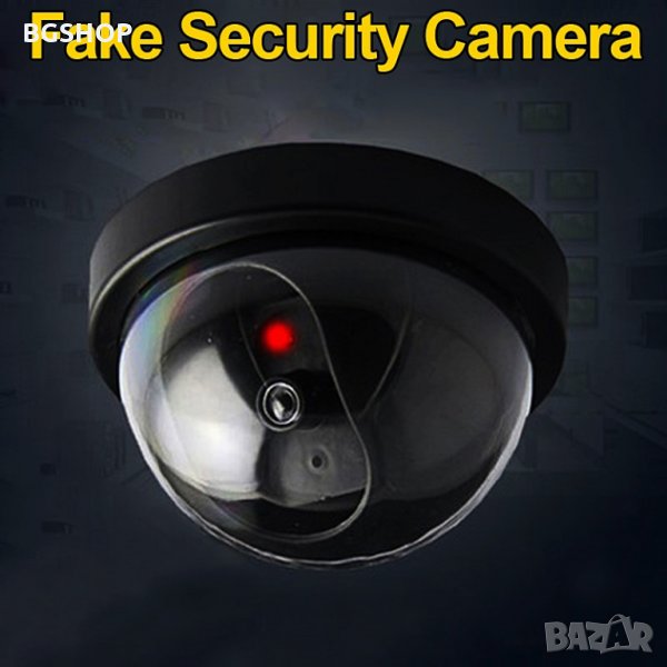 Фалшива охранителна камера / Fake Camera - Черна, снимка 1