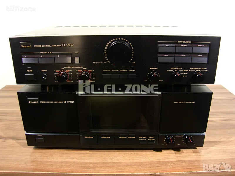  Sansui c-2102 / b-2102 Усилвател, снимка 1