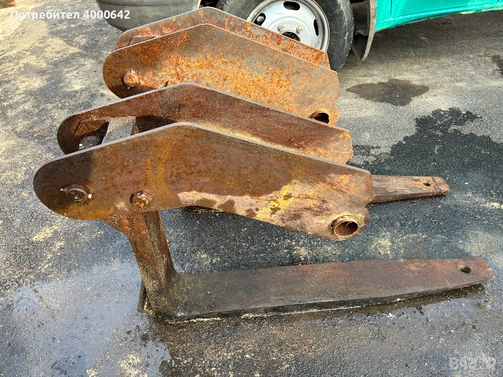 Палетни вилици за комбиниран багер, снимка 1