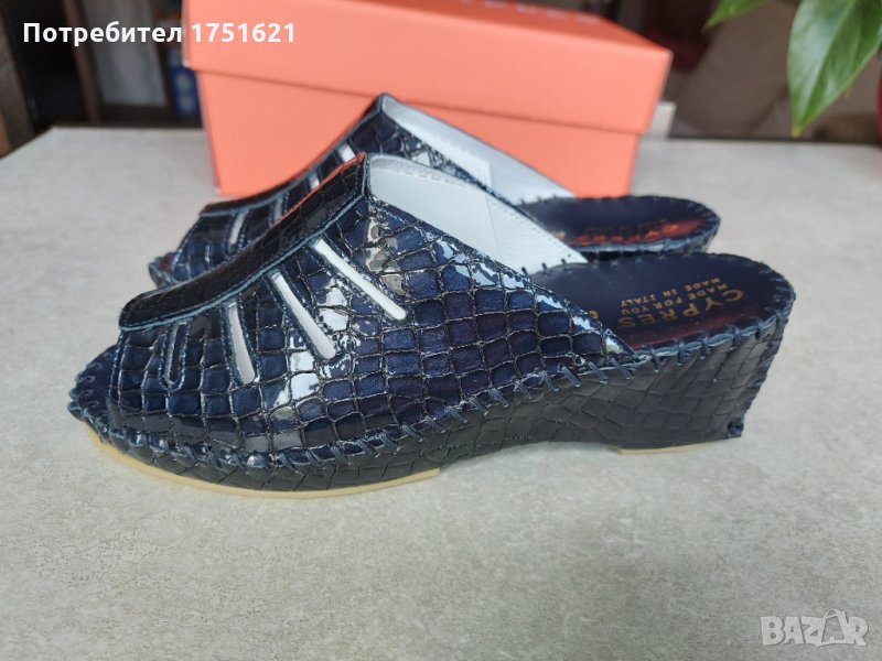 Нови елегантни чехли Cypres ном.39, снимка 1