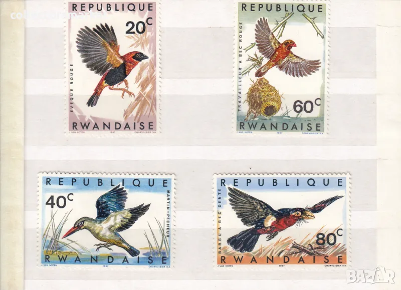 Птици 1967, Руанда, снимка 1