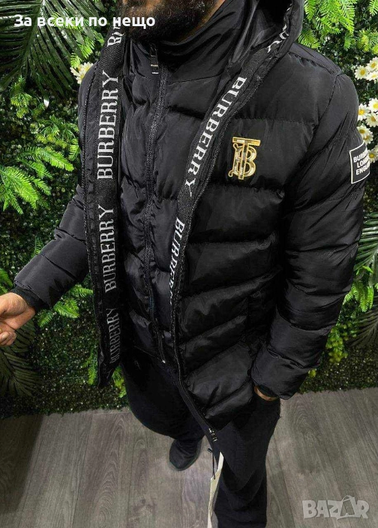 Black Weekend💯✅🖤Burberry Мъжко Зимно Яке Код A1180, снимка 1