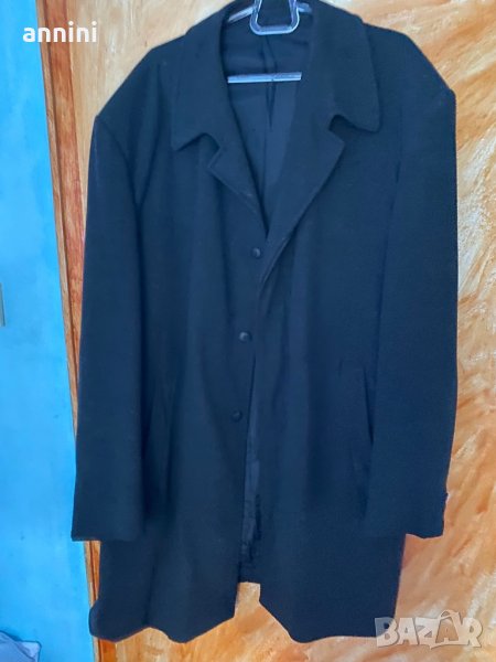 продавам мъжко дълго палто  ВЪЛНЕН ПЛАТдълж 102 см, снимка 1