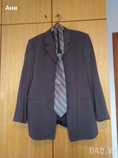 Нов мъжки костюм с вратовръзка, снимка 1