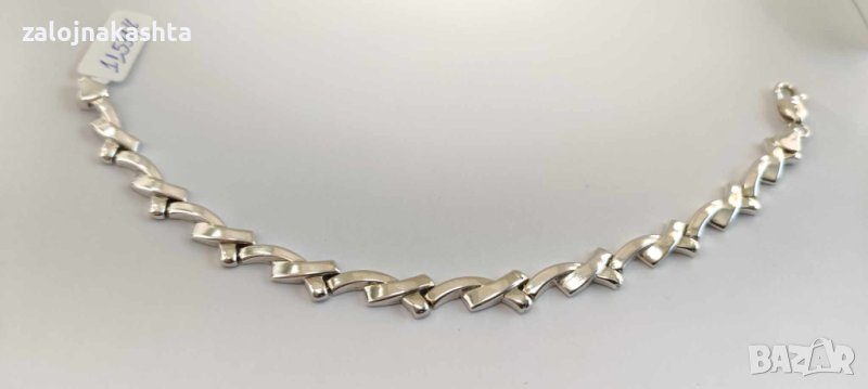 Сребърна гривна-7,60гр/925, снимка 1