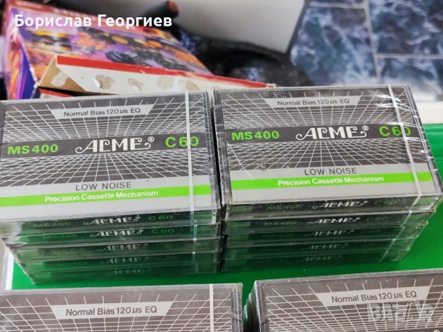 Нови касетки acme ms 400 c60, снимка 2 - Аудио касети - 50518233
