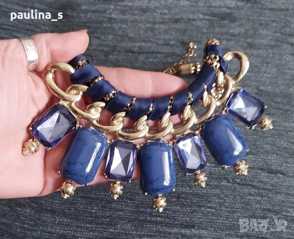 Колиета тип чокър, гердани ръчна изработка , снимка 3 - Колиета, медальони, синджири - 37271624