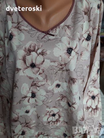 Дамска пижама с дълъг ръкав 3ХЛ, снимка 6 - Пижами - 24394353