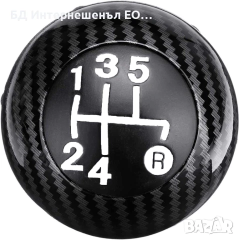 55344048  Топка за скоростен лост, Fiat 500, 5 скорости, Карбон, снимка 3 - Части - 50998975