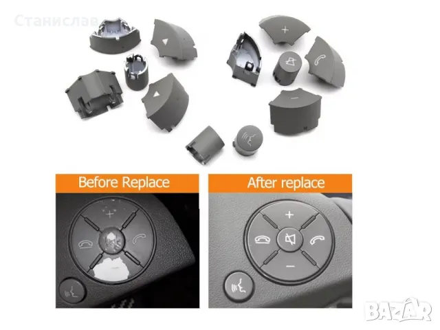 Mercedes E-Class W212 Pre-Face Капачета за волан , снимка 4 - Части - 50218429