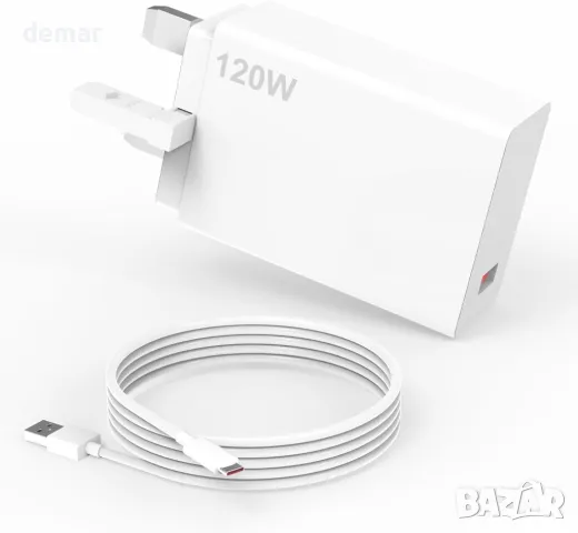 120W 6A бързо зарядно за Xiaomi 14 13 12 13T 12T 12s Pro Lite Hypercharge Turbo