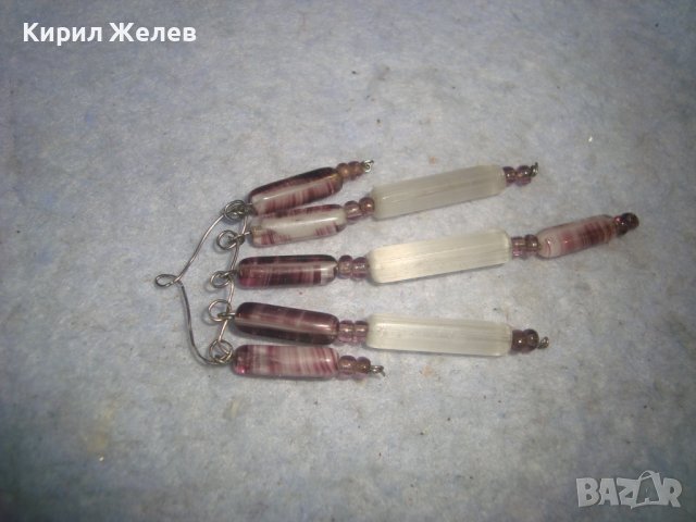 РЕТРО - ВИНТИДЖ АРТ ПЕНДАНТ ВИСУЛКА МЕДАЛЬОН ОПУШЕН КВАРЦ 29427, снимка 5 - Колиета, медальони, синджири - 37787030