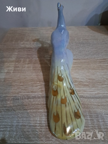 Красив порцеланов паун!, снимка 2 - Колекции - 52365368