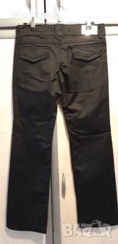 Дамски черен панталон, с ниска талия XS, снимка 6 - Панталони - 43259009