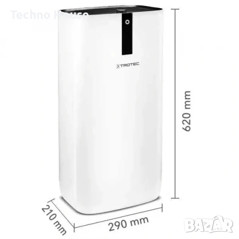 Пречиствател за въздух - немска марка - TROTEC AirgoClean 15 E, 21 м², снимка 2 - Овлажнители и пречистватели за въздух - 53141905