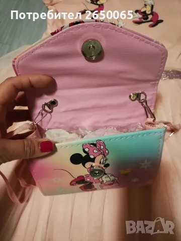 Детски комплект рокля Minnie Mouse 128см.с чанта и чорп./3 части!, снимка 5 - Детски комплекти - 48357076