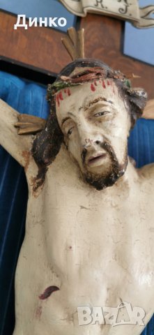 Голям църковен кръст120см.-74см. от 19век., снимка 8 - Антикварни и старинни предмети - 28846163