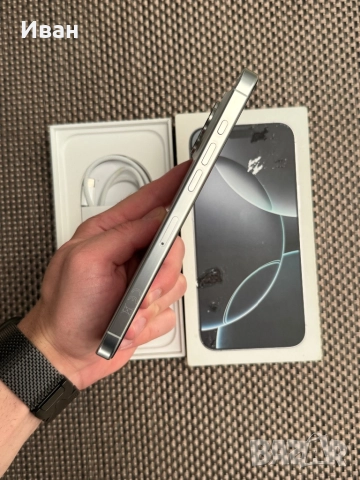 100% 256•iPhone 16 Pro max*ЛИЗИНГ 72лв/м айфон 16 про макс 256, снимка 8 - Apple iPhone - 51543380